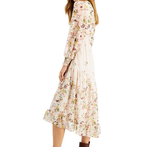 Taylor floral boarder midi dress - Picture 4 of 8